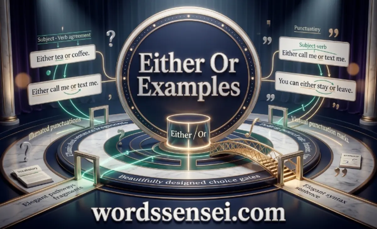 either or examples