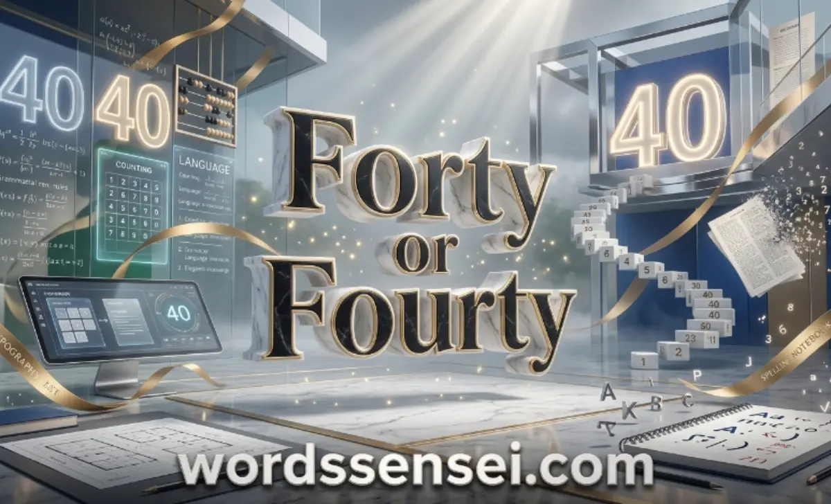 Forty or Fourty