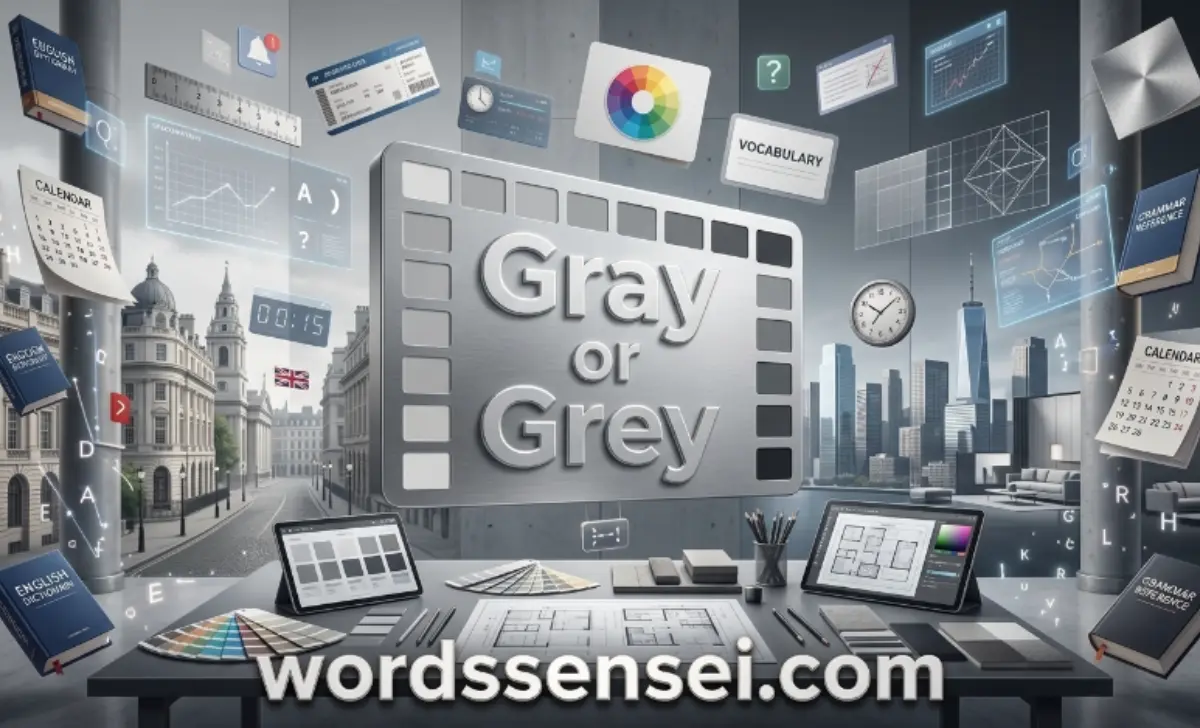 gray or grey