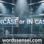 incase or in case
