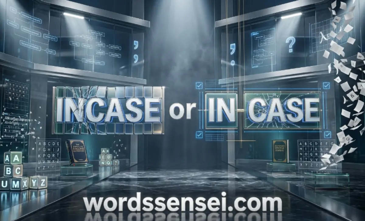 incase or in case