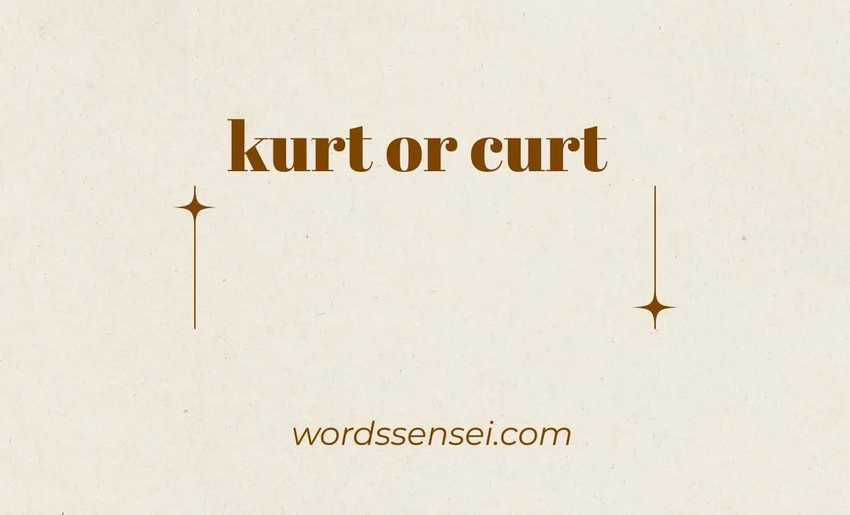 kurt or curt
