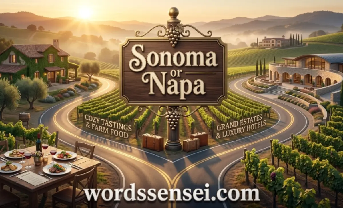 Sonoma or Napa