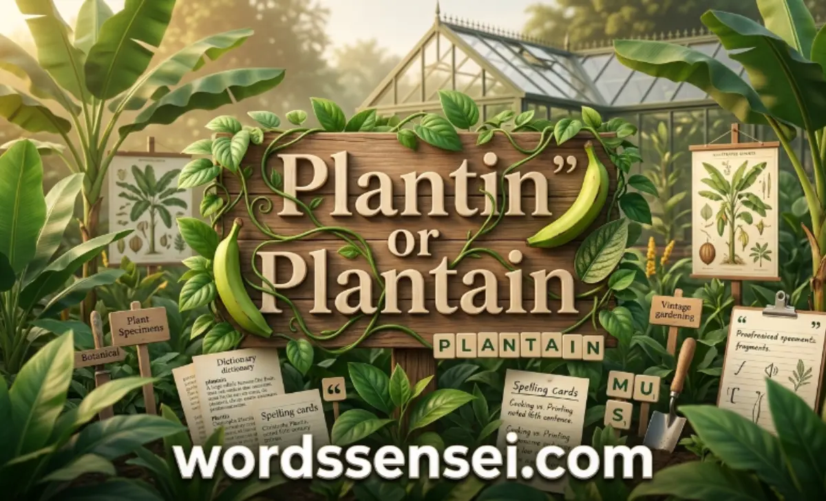 plantin or plantain