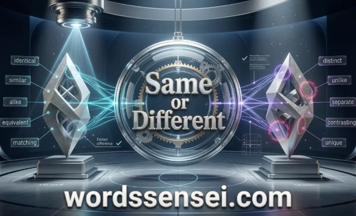 same or different