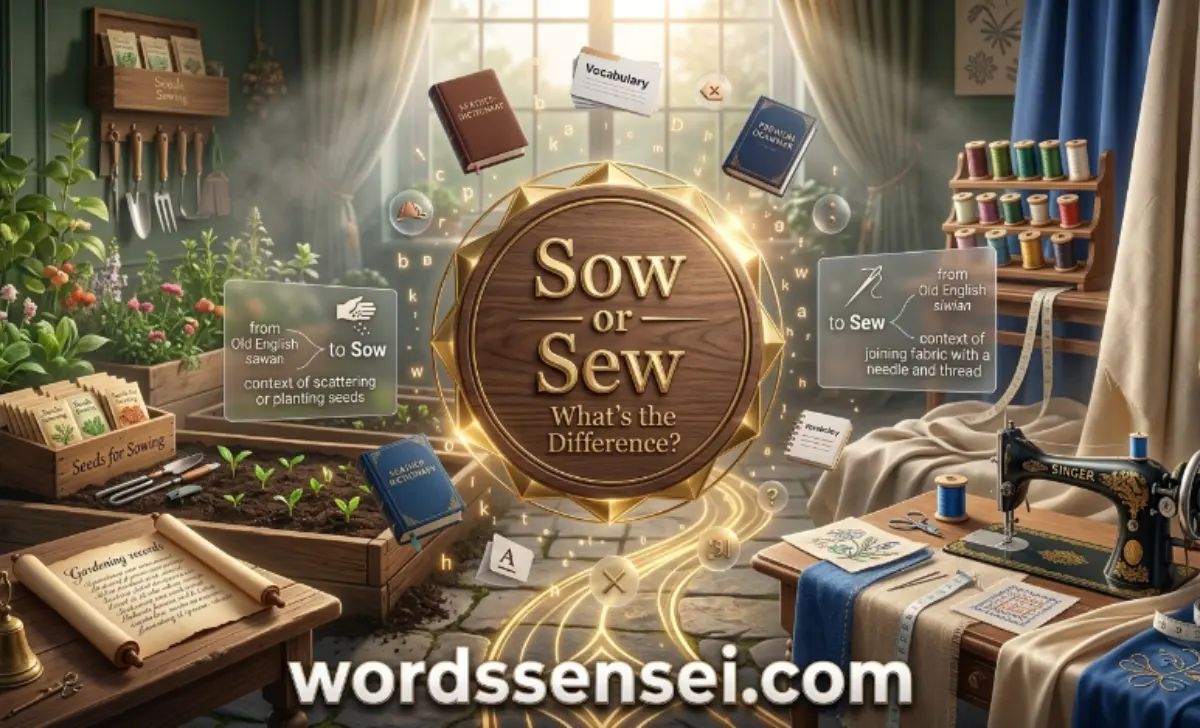 sow or sew