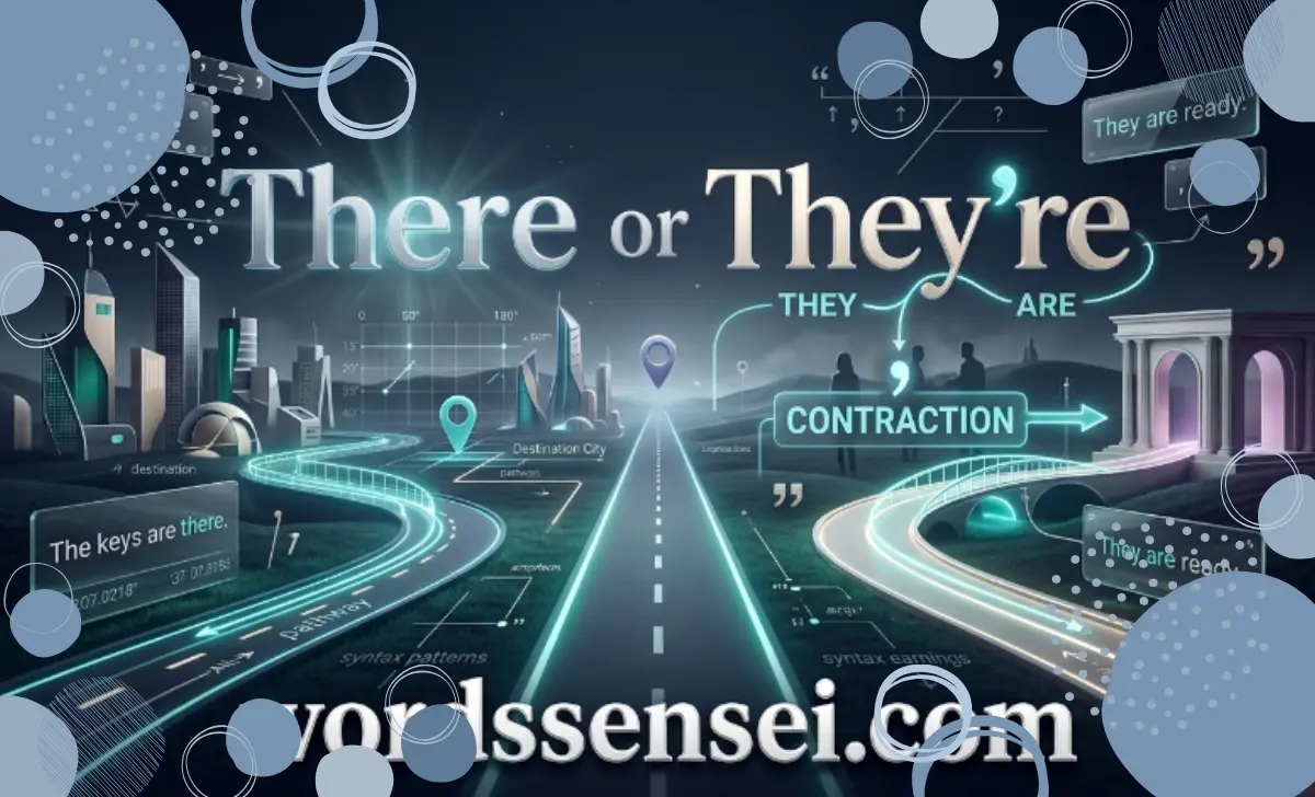there vs they're