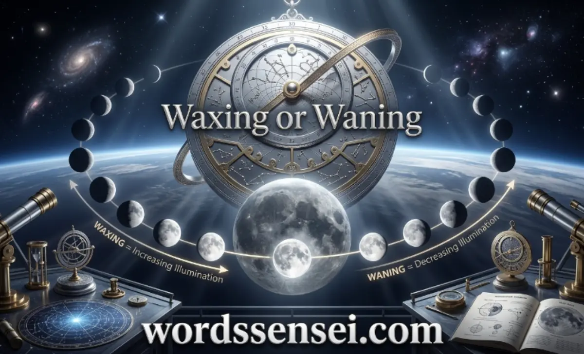 waxing or waning