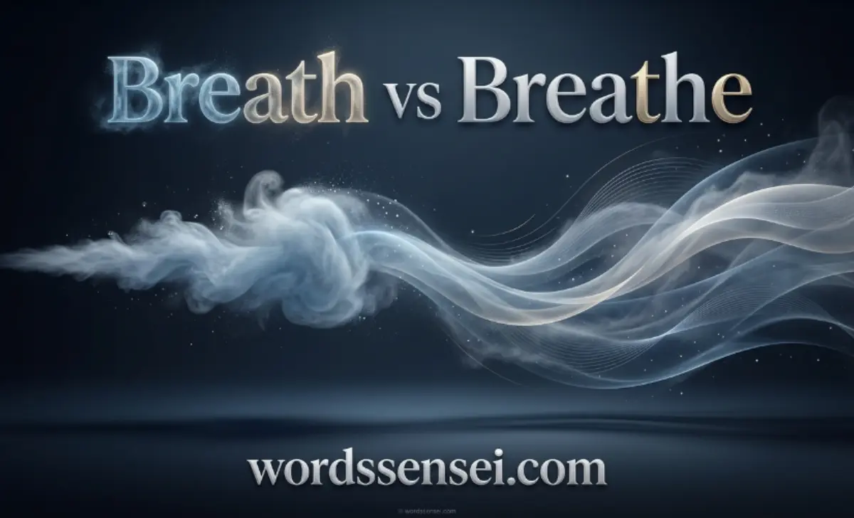 breath vs breathe