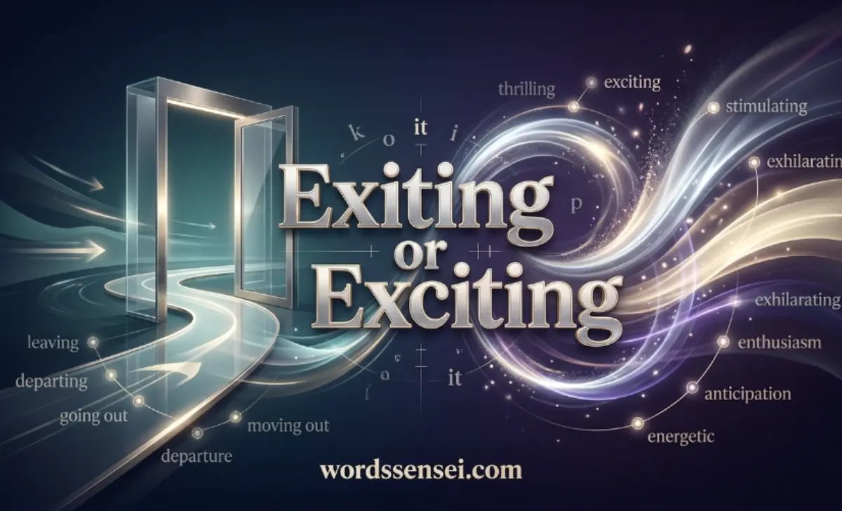 Exiting or Exciting