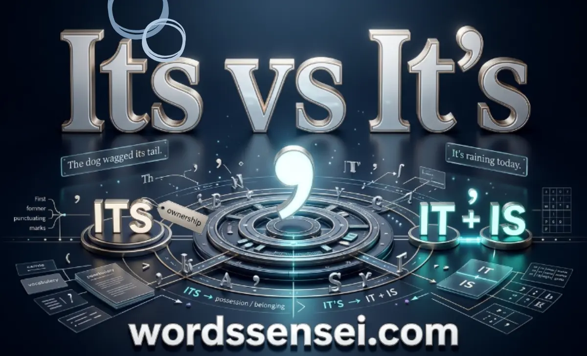its vs it's